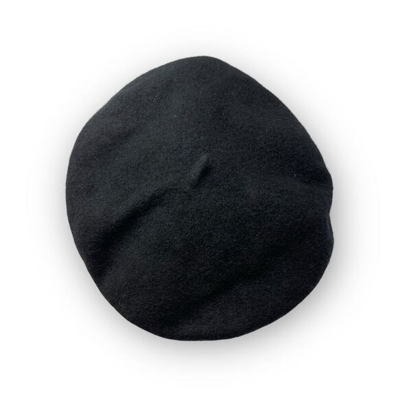 Cato Hat Black Wool Felt Classic Beret Cap Cabbie Ivy Newsboy Women’s OSFM - Picture 2 of 10